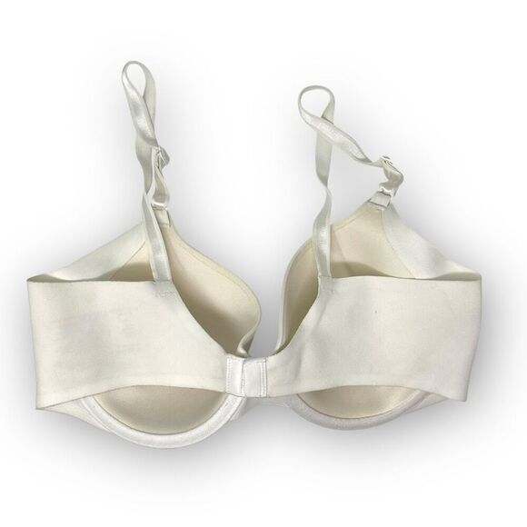 Warner's White No Side Effects Underwire Lightly Lined Bra Womens Size 34C 01356 - Picture 2 of 7